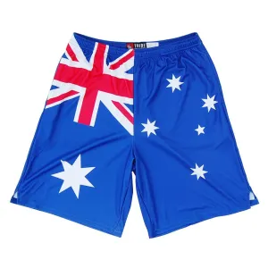Australia Flag Sublimated Lacrosse Shorts