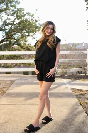 Black Lounge Shorts