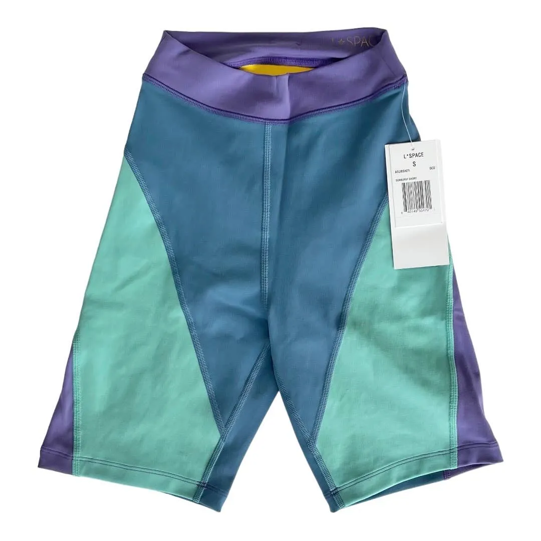 L’Space Sunburst Sports Bike Shorts Size S New