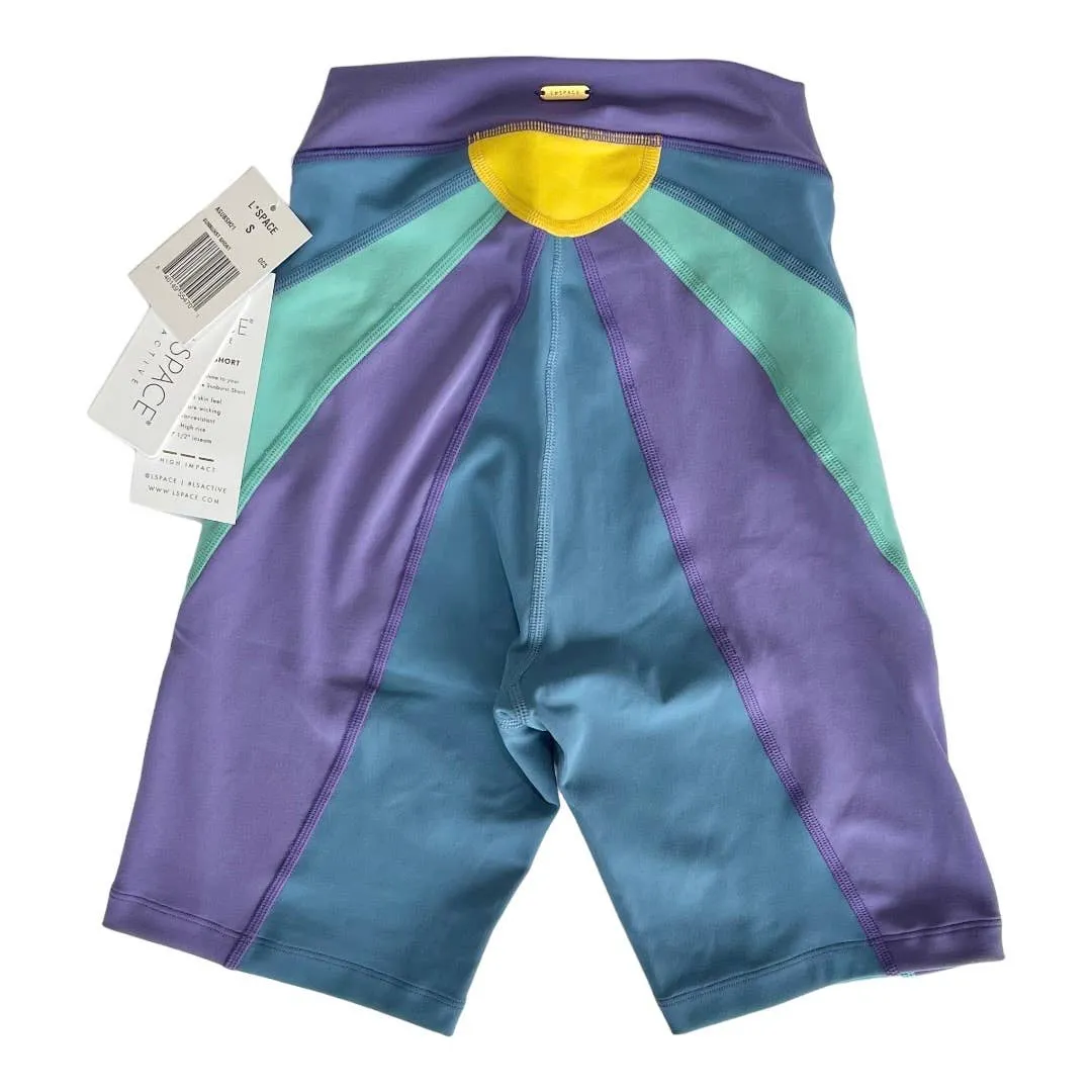L’Space Sunburst Sports Bike Shorts Size S New