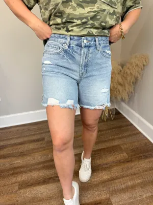 Mica Boyfriend Midi Shorts