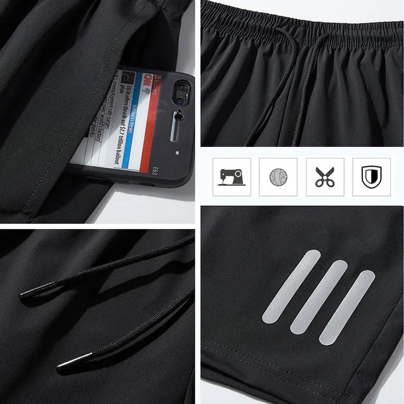 Sommer elastiske sportsshorts